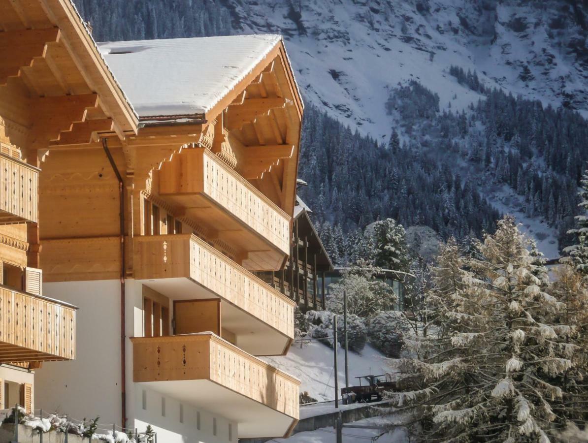 Holiday Flat #1, Chalet Aberot, Wengen, Switzerland Екстер'єр фото