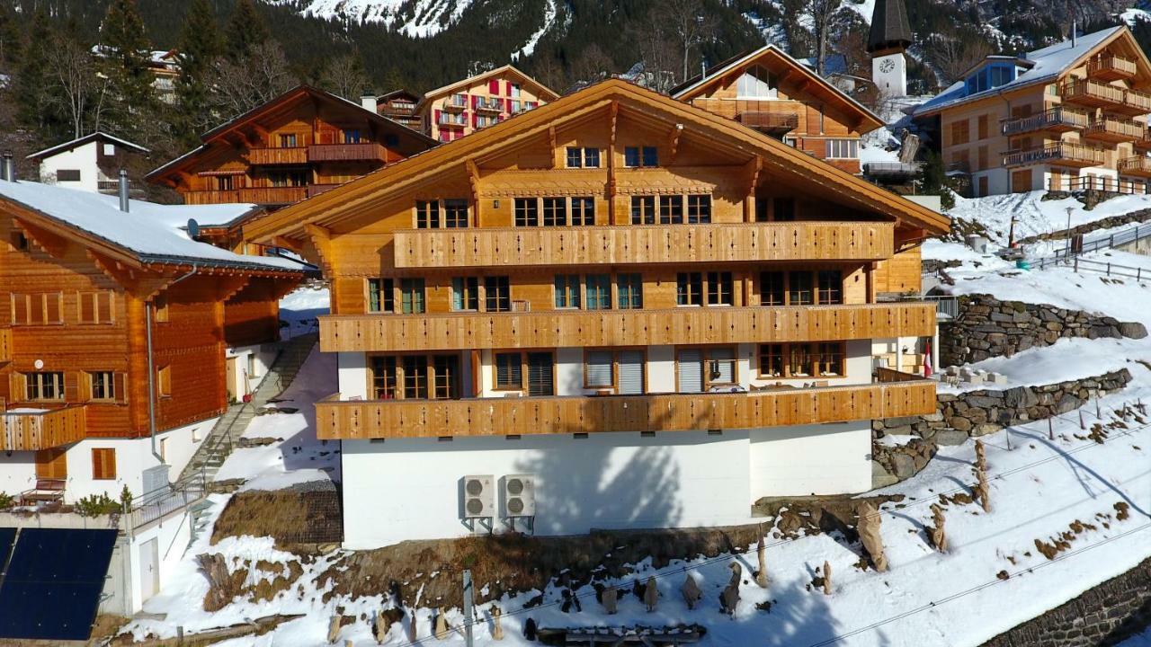 Holiday Flat #1, Chalet Aberot, Wengen, Switzerland Екстер'єр фото