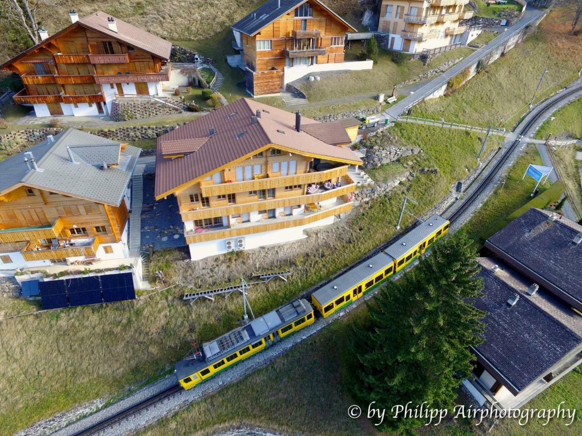Holiday Flat #1, Chalet Aberot, Wengen, Switzerland Екстер'єр фото